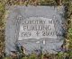 Dorothy Marie (Hewitson) Furlong headstone