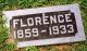 Florence (Barger) Godbey Headstone