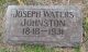 Joseph Waters Johnston 1848-1931