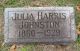 Julia S (Harris) Johnston 1860-1929
