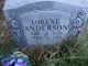 Lorene Anderson headstone