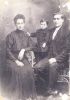 William Morgan, Paul and Francis Mae (Fletcher) Marks c1910